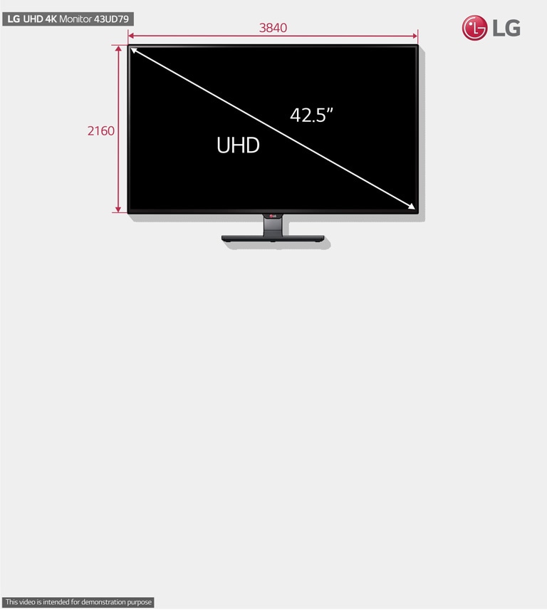 42.5'' 16:9 IPS UHD Screen4