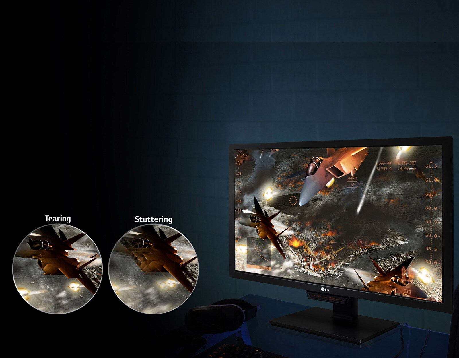 תנועת משחק שוטפת: טכנולוגיית AMD FreeSync™ 1