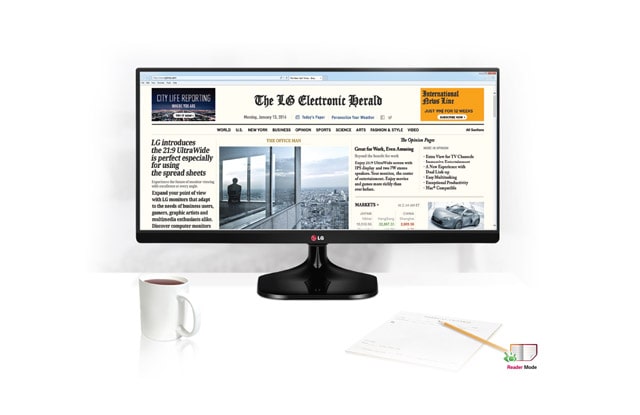 Protect your eyes with Reader Mode