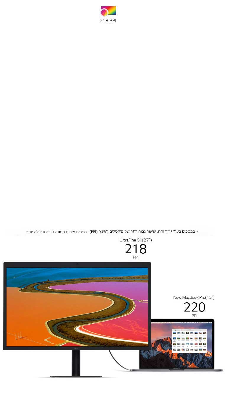 מסך 5K PPI 218 צלול במיוחד2
