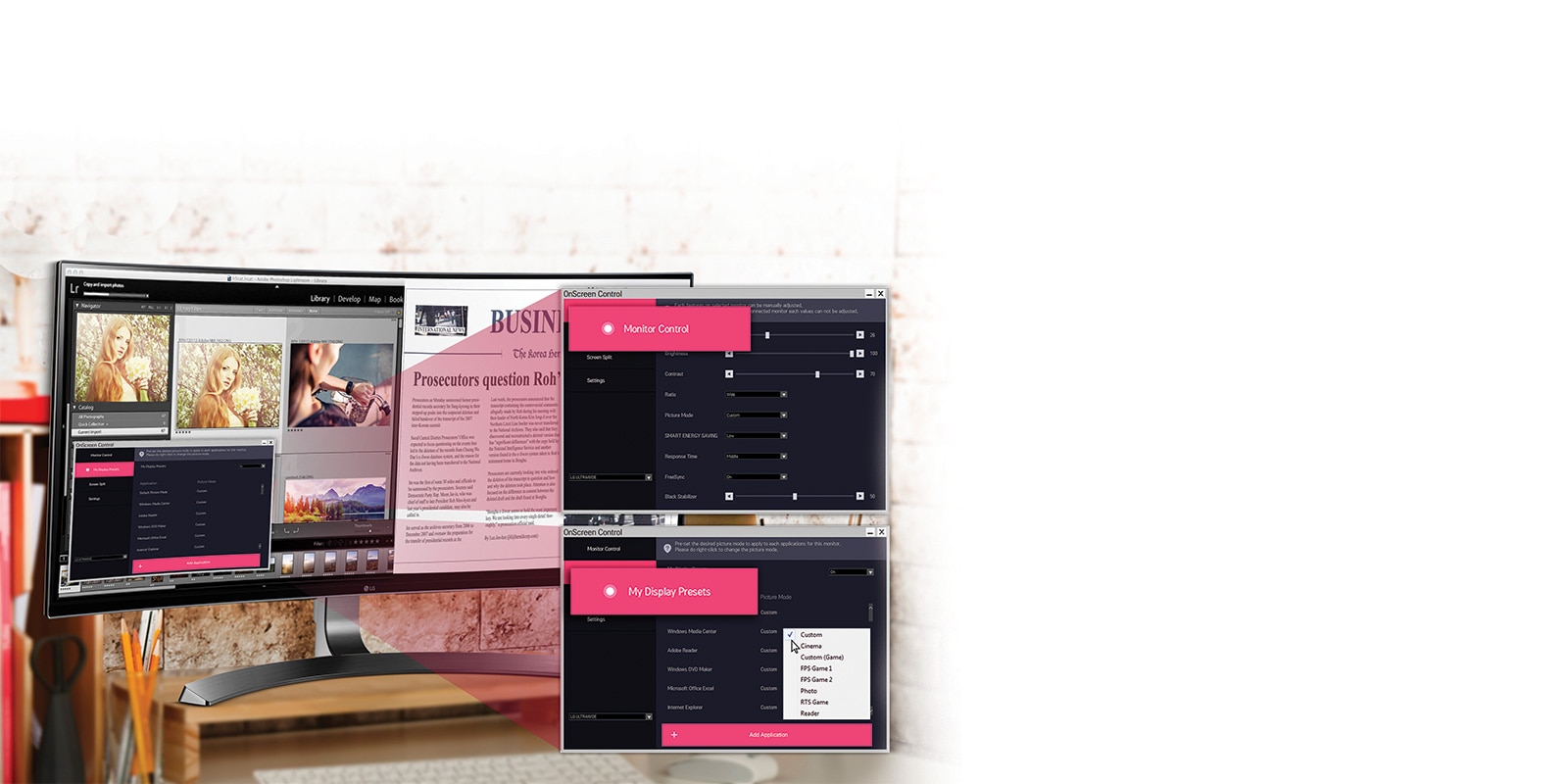 Screen Split 2.0 & OnScreen Display Control
