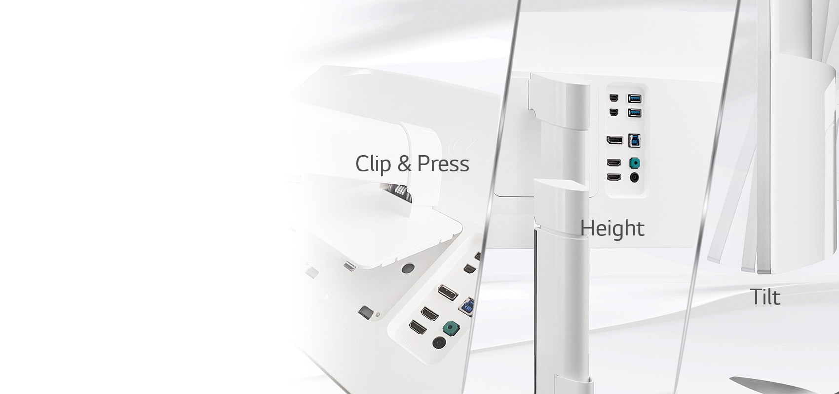 Screen Height & Tilt Adjust