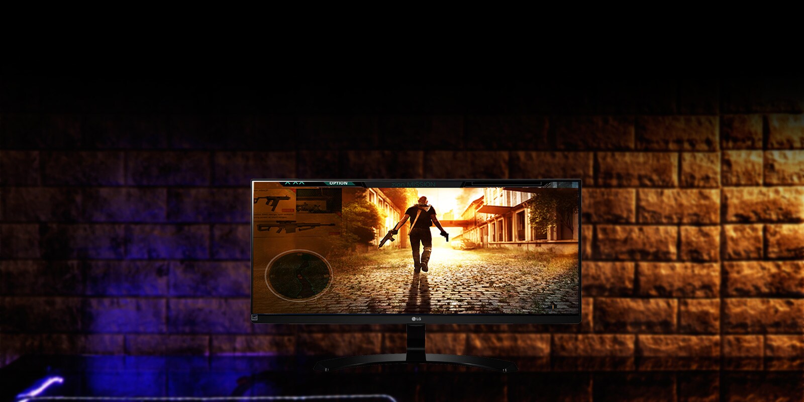 צג 21:9 UltraWide® HD מלא IPS