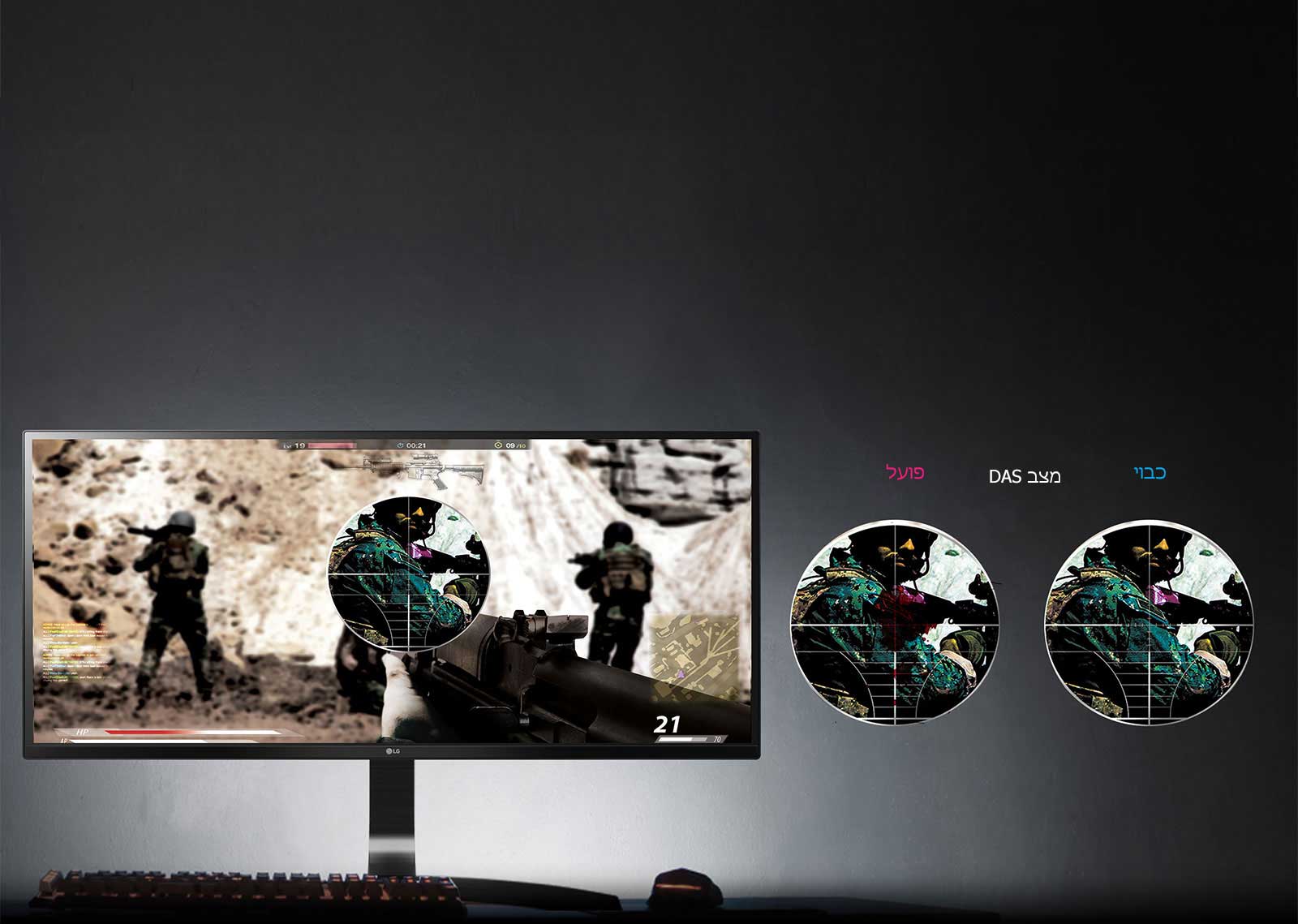 שורה של תכונות לשיפור המשחקיוּת: מצב DAS<br>1