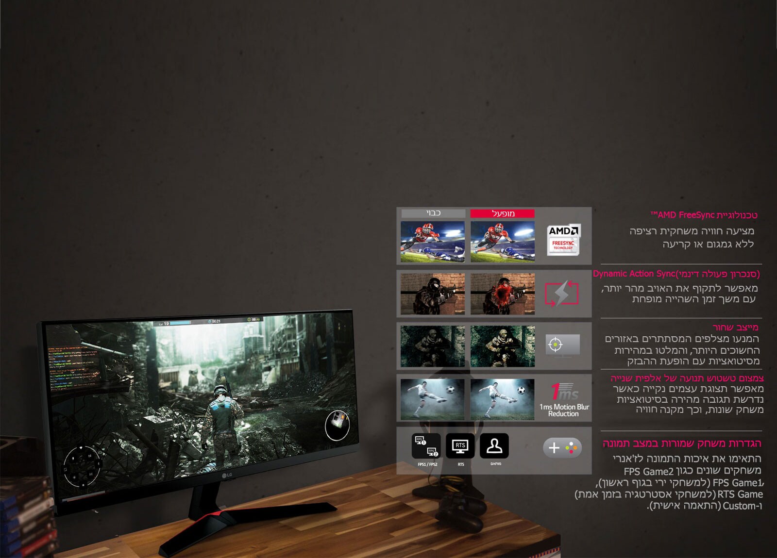 מגוון תכונות משחק בדרך לנצחון: מצב משחק1