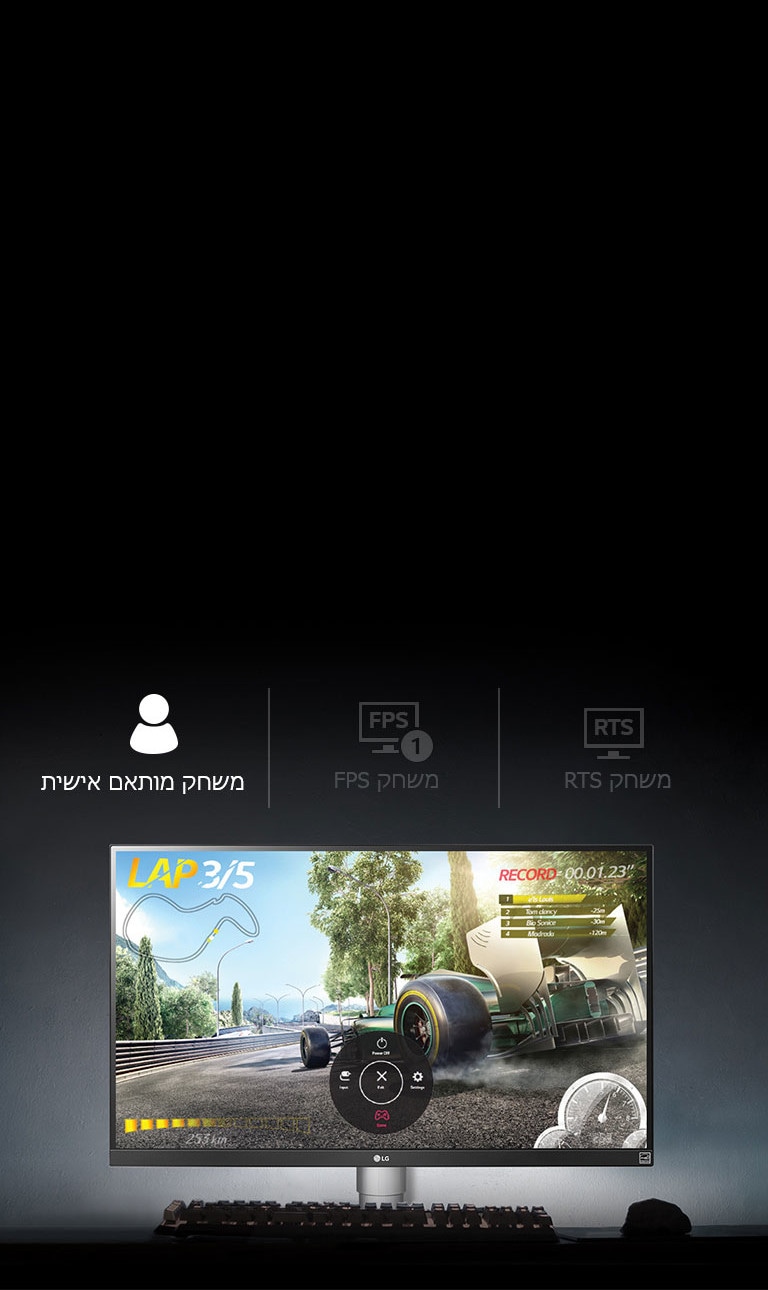 תצוגה מותאמת אישית עבור כל משחק כמעט2