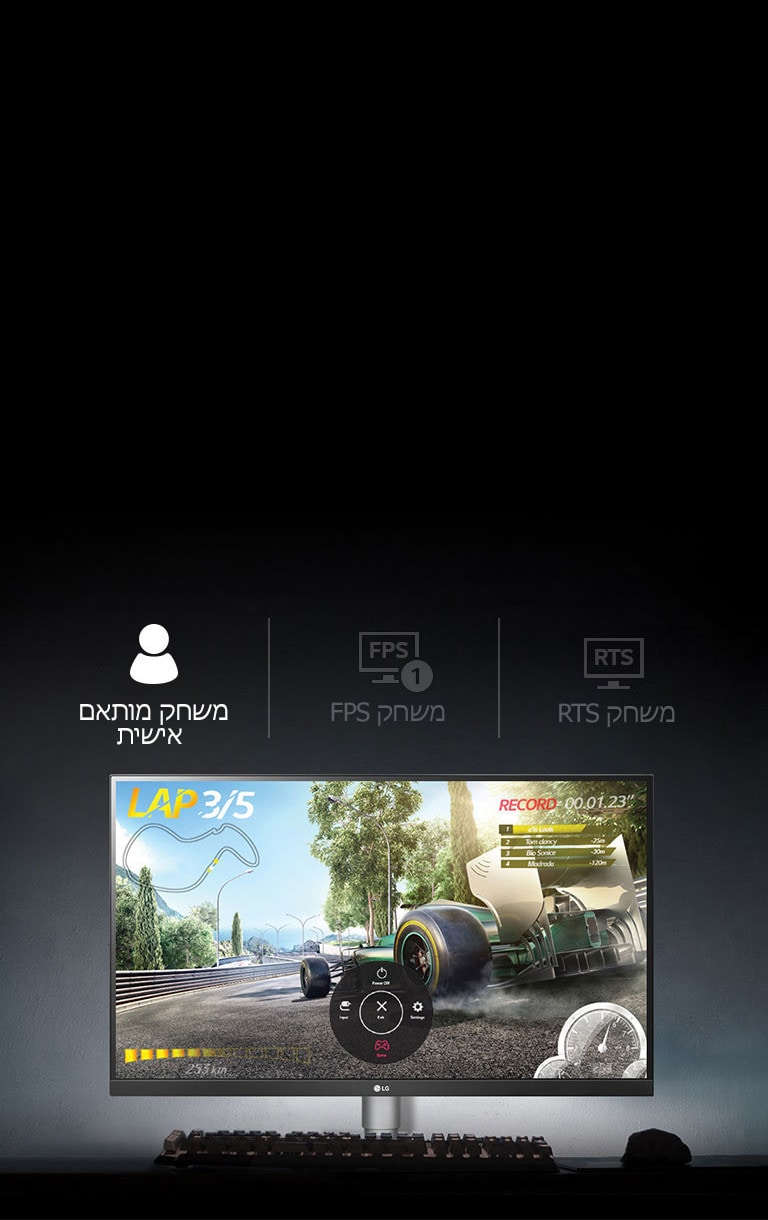 תצוגה מותאמת אישית עבור כל משחק כמעט2