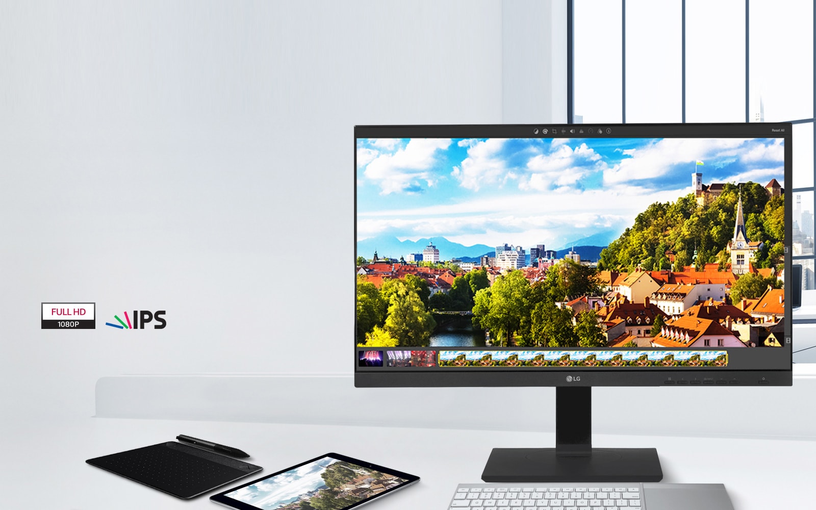 תצוגת IPS FULL HD1