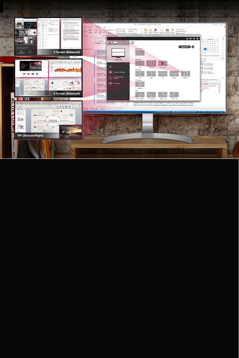 בצעו התאמה אישית של סביבת העבודה לשם ריבוי משימות2