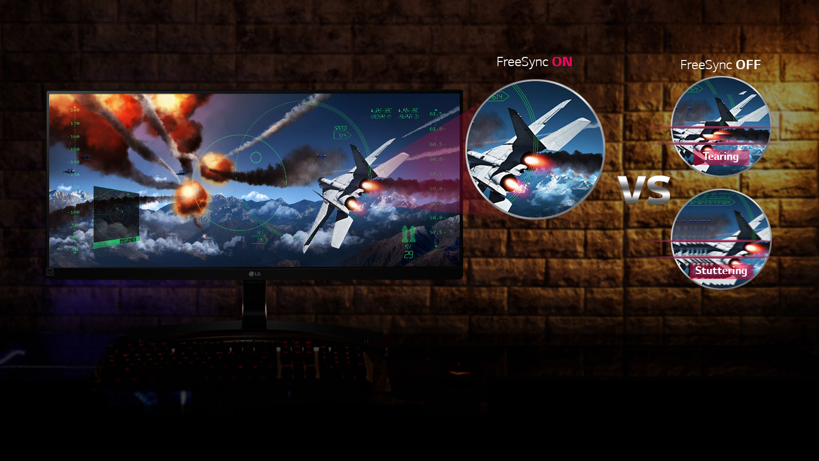 UltraWide™ FOV פוגש FreeSync1