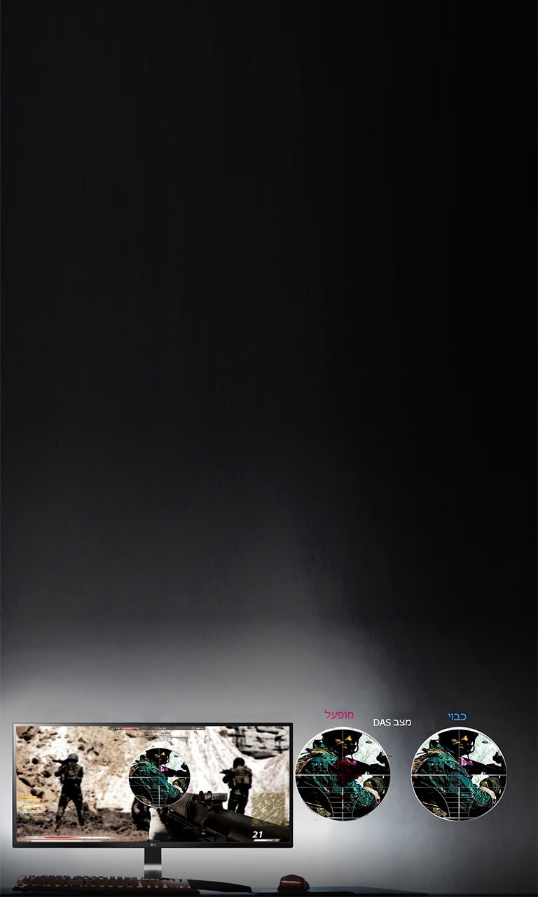 שורה של תכונות לשיפור המשחקיוּת: מצב DAS<br>2