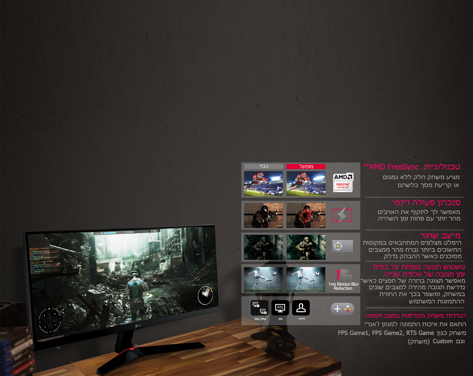 שורה של תכונות לשיפור המשחקיוּת: מצב משחק1