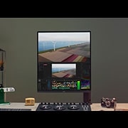 LG מסך ''28 DualUp SDQHD  Nano IPS מקצועי עם מעמד Ergo ו  ™USB Type-C ביחס 16:18, play video, 28MQ780-B, thumbnail 1