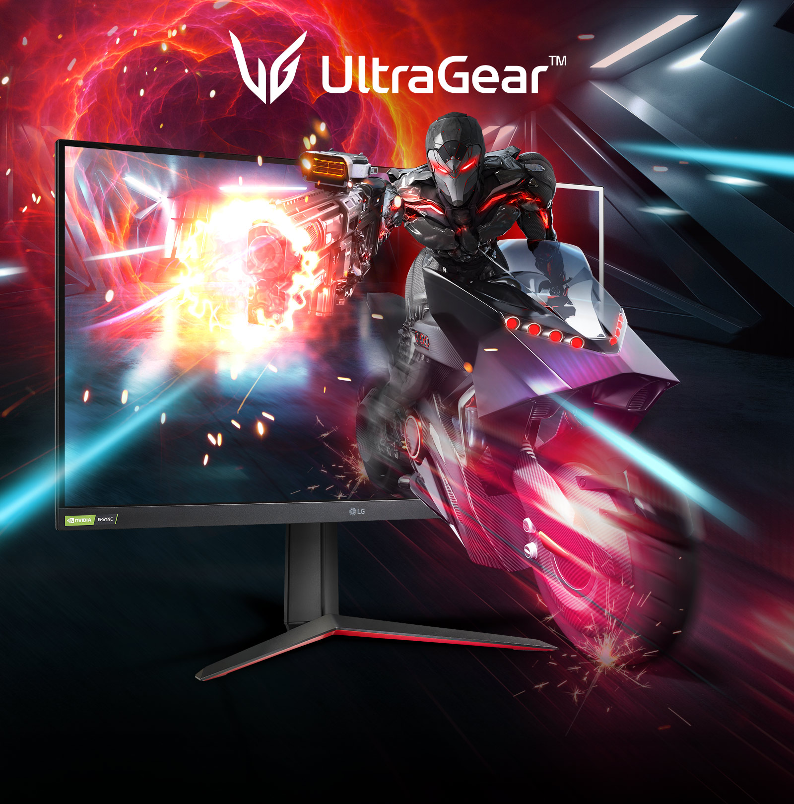 מסך גיימינג LG UltraGear™ QHD IPS 165Hz 32GP750-B