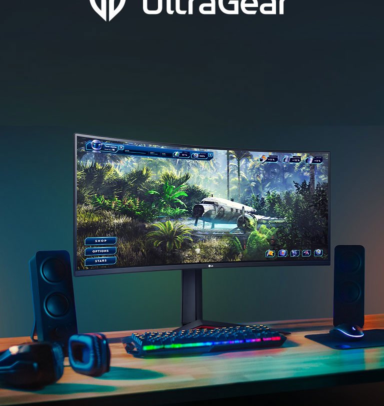 צג קעור ™LG UltraGear