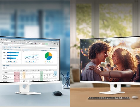 תמונה הממחישה את תכונת השיקוף של מסך חכם.