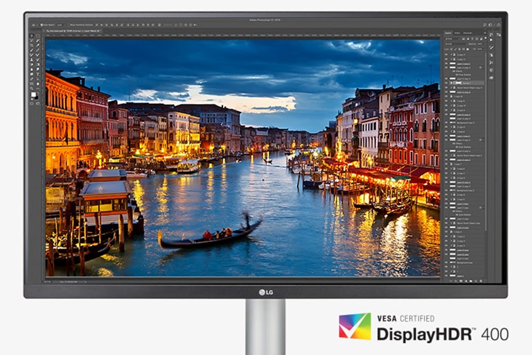 המסך עם VESA DisplayHDR™ 400 מאפשר חוויה חזותית סוחפת.