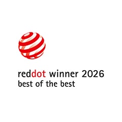 טלוויזיית טפט LG OLED evo AI W6 זוכה בפרס Red Dot Design Award 2026 Best of the Best.