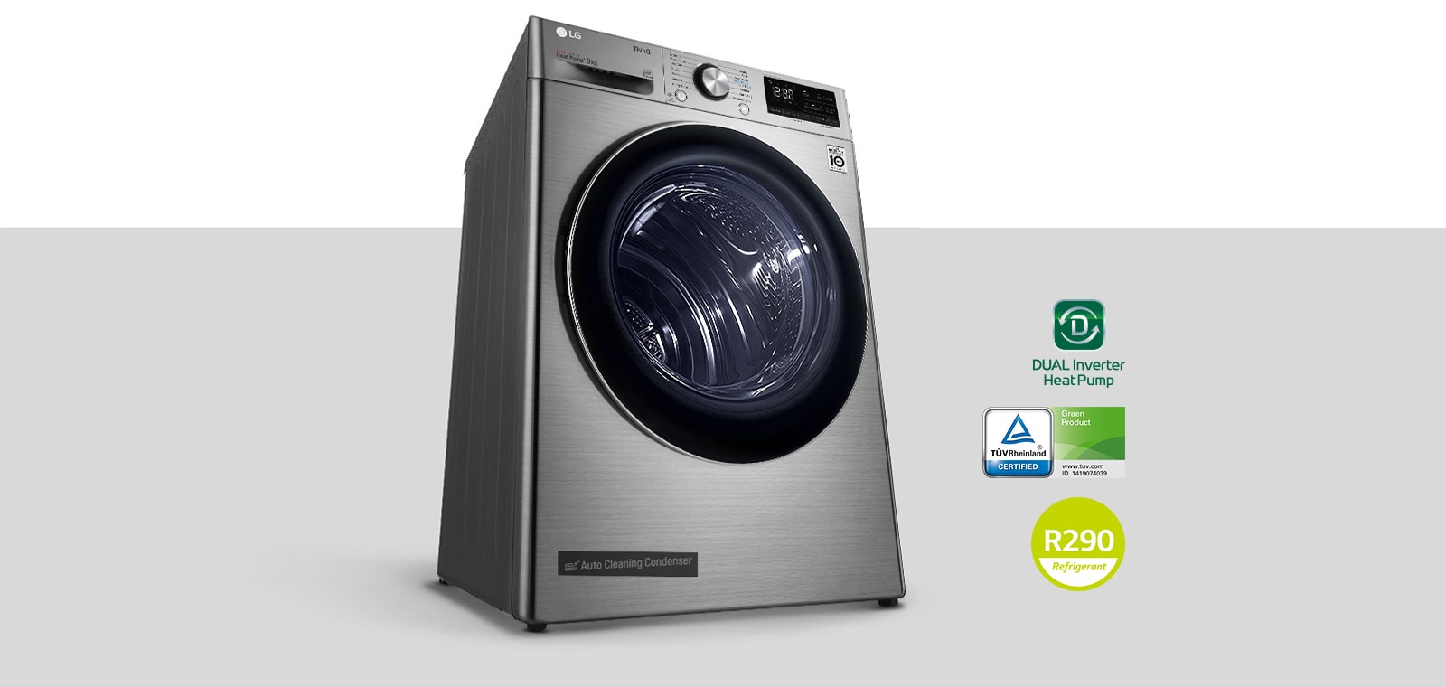 מייבש Dual Inverter Heat Pump™‎ תמונת מוצר עם לוגו‎