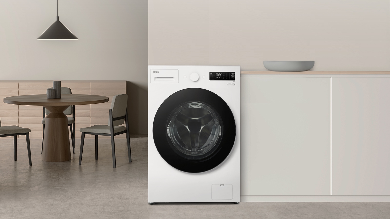 מוצגת תמונה המציגה את פנים מכונת הכביסה