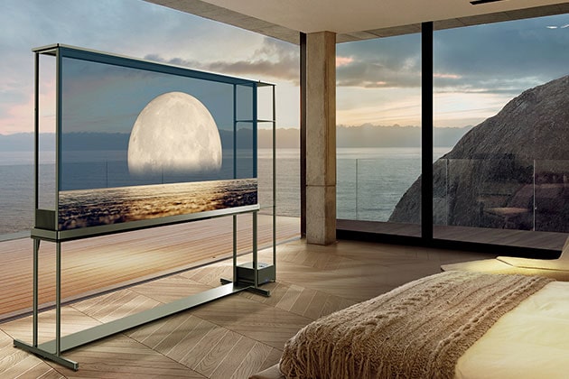 חברת LG משיקה את טלוויזיית ה-OLED 4K  השקופה והאלחוטית הראשונה בעולם