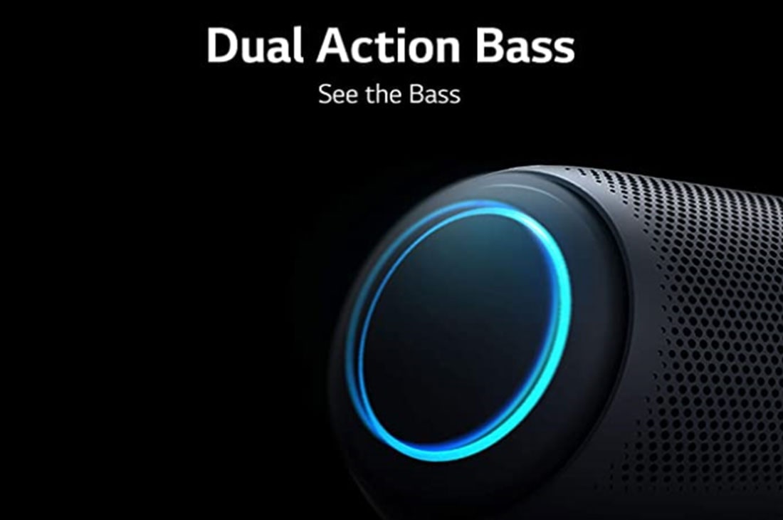 LG רמקול Bluetooth אלחוטי נייד LG XBOOM Go PL5 עם סוללה המחזיקה עד 18 שעות, רמקול Bluetooth עמיד במים למסיבות IPX5, שחור, PL5, PL5, thumbnail 3