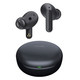 תמונה של אוזניות מרחפות מעל נרתיק סגור.2