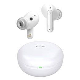 תמונה של אוזניות מרחפות מעל נרתיק סגור.2