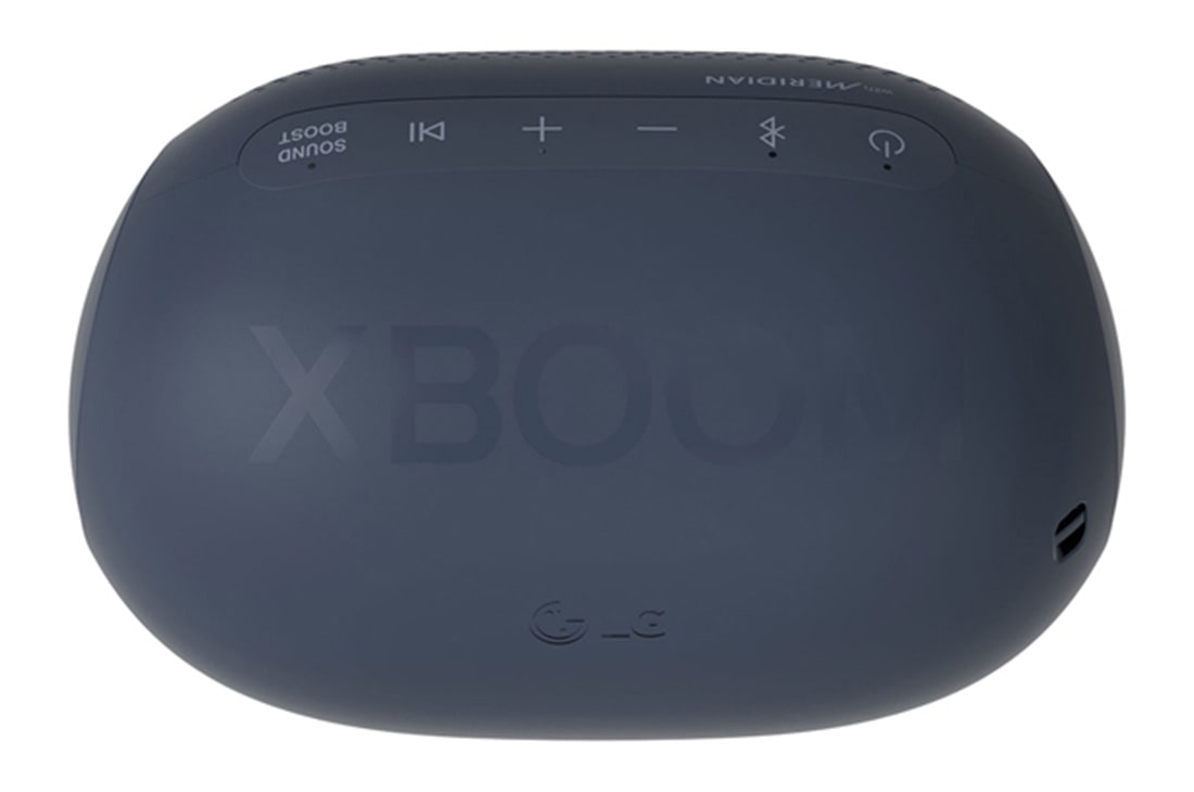 LG XBOOMGo PL2, מבט מלמעלה בזווית של 30 מעלות של הצד האחורי של LG XBOOM Go., PL2, thumbnail 14