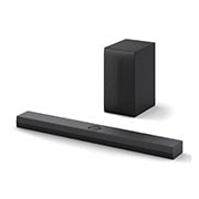 LG Soundbar לטלוויזיות, מדגם S70TY עם Dolby Atmos ו-‏3.1.1 ערוצים, מבט קדמי על LG Soundbar מדגם S70TY וסאב-וופר, S70TY, thumbnail 1