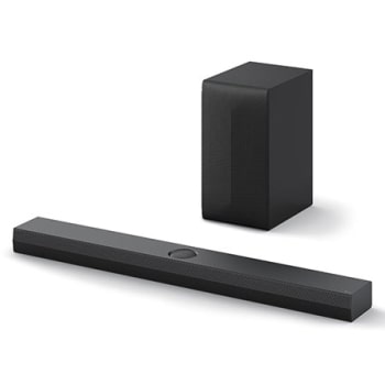 מבט קדמי על LG Soundbar מדגם S70TY וסאב-וופר1