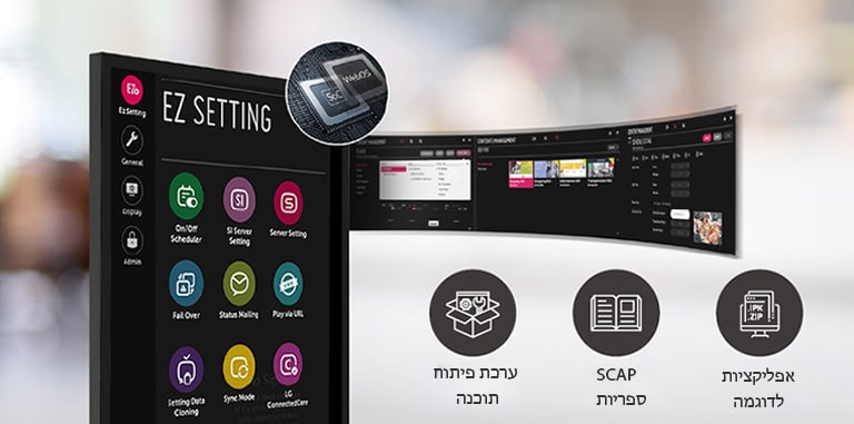 משפר את נוחות המשתמש תוך שימוש ב-SoC ו-webOS.