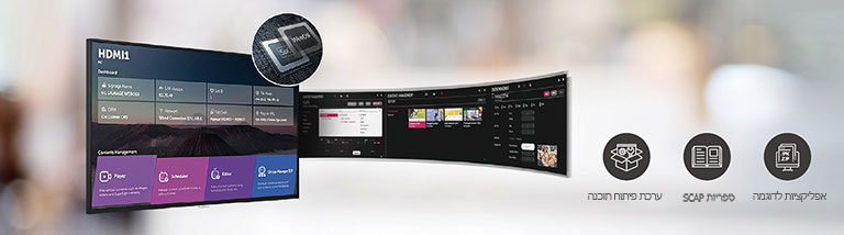 A number of tasks can be done at the same time with the intuitive GUI.