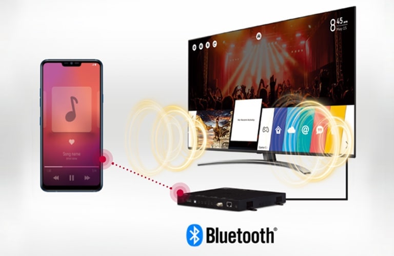 סנכרון צליל עם Bluetooth