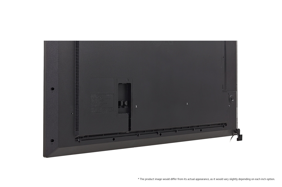 LG מסך תצוגה UHD, Close-up image of bottom left corner (* The product image would differ from its actual appearance, as it would vary slightly depending on each inch option.), 43UM5N-H, thumbnail 14