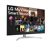 LG מסך חכם LG MyView בגודל 32 אינץ', 4K UHD עם webOS, מבט צד בזווית 15+ מעלות, 32SQ700S-W, thumbnail 3