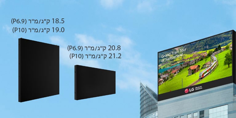 סדרת GSCD היא קלת משקל כך שניתן להתקין אותה על גג הבניין.