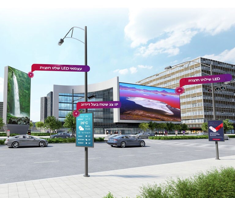 גלו אולמות תצוגה נוספים<br>LG Digital Connect2