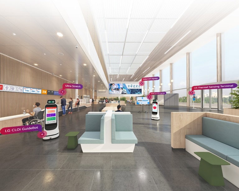 גלו אולמות תצוגה נוספים ב-LG Digital Connect1