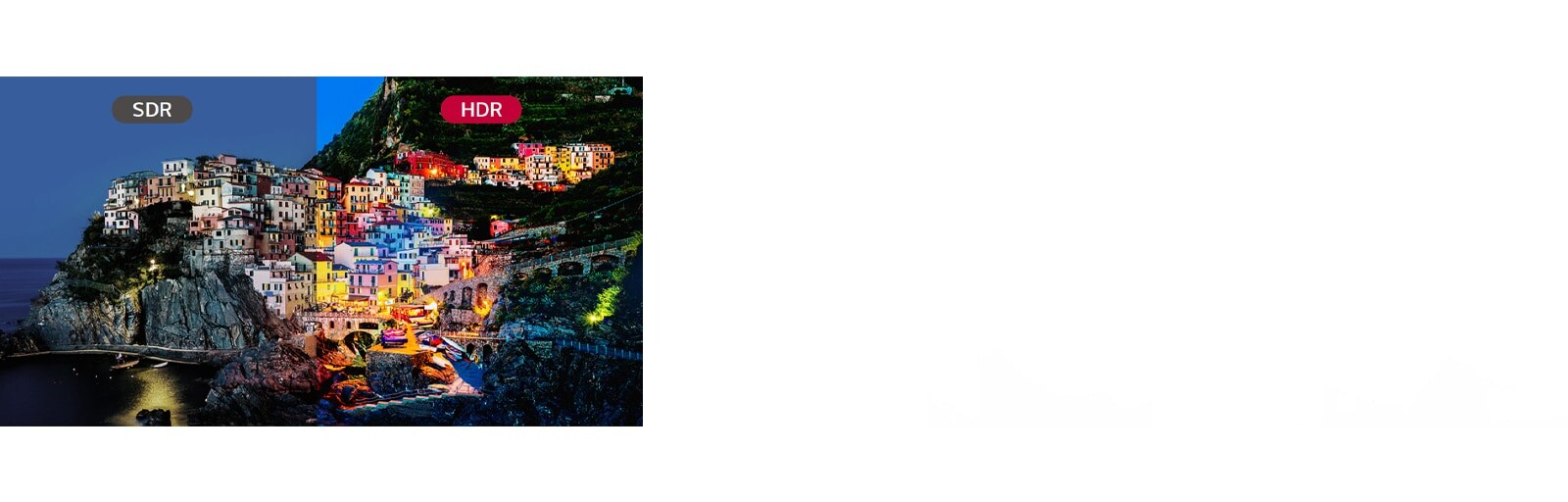 תוכן ה-HDR נראה חי ומציאות יותר מאשר SDR.