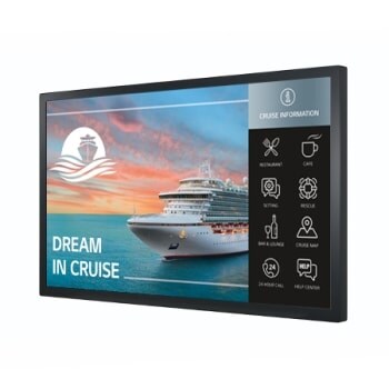 צג מגע מובנה UHD P-cap בגודל 55 אינץ‘1