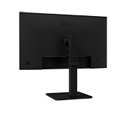 LG מסך''27 Full HD 100hz IPS מקצועי מתכוונן ביחס 16:9 עם רמקולים וספק כוח מובנים, מבט בפרספקטיבה אחורית, 27BA550-B, thumbnail 7