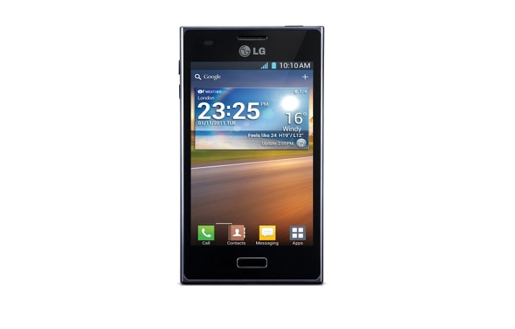 LG סמארטפון בעיצוב וגימור יוקרתי מסדרת ה-L, OPTIMUS L5