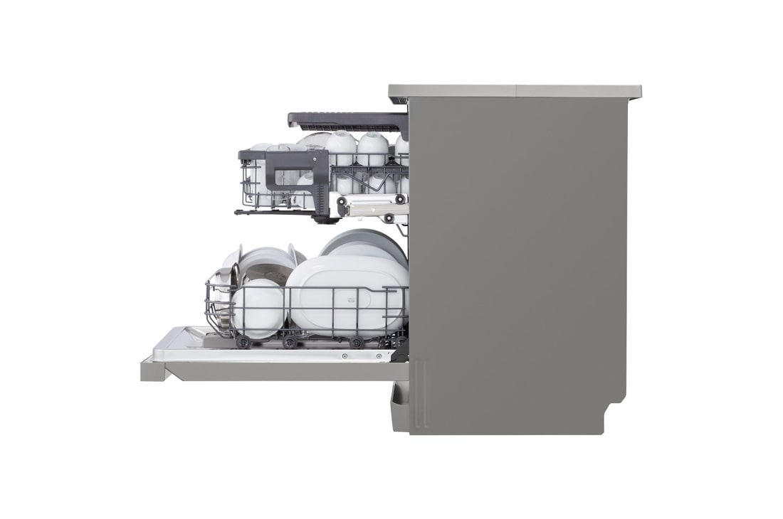 LG מדיח כלים רצפתי מנירוסטה, צד פתוח 1, DFC513FV, thumbnail 5