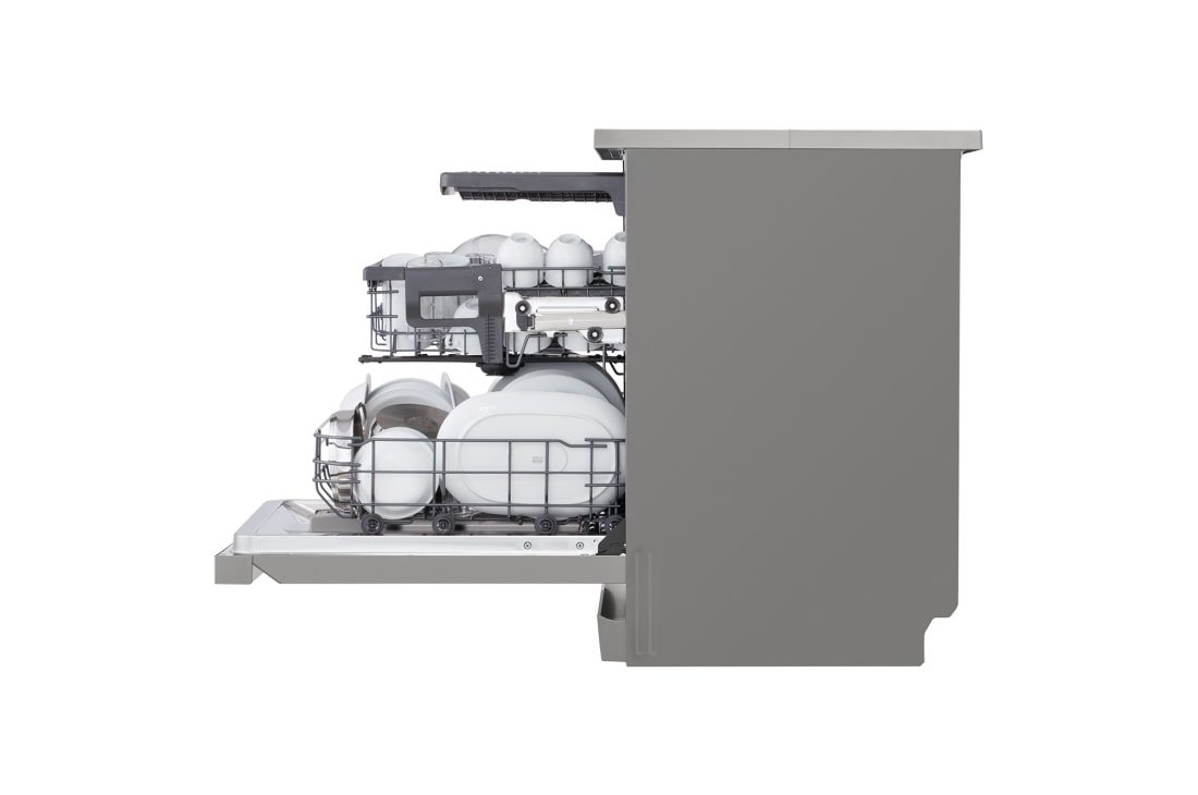 LG מדיח כלים רצפתי מנירוסטה, צד פתוח 2, DFC513FV, thumbnail 6