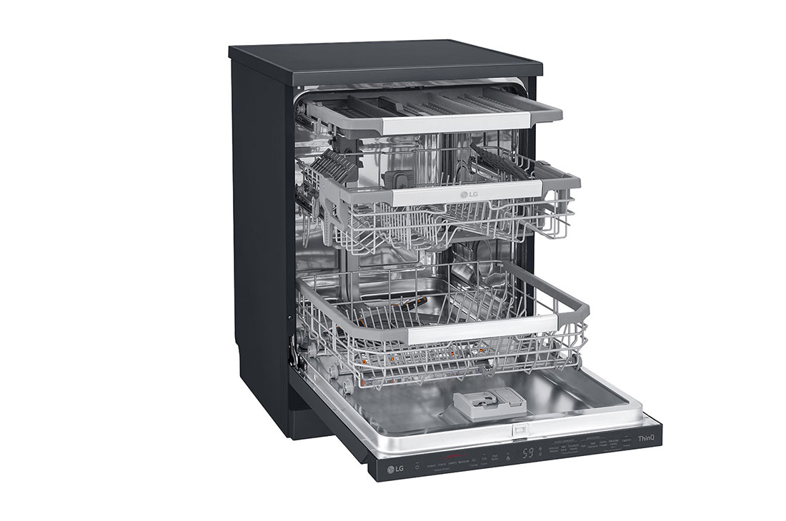 LG מדיח כלים רצפתי ‎QuadWash™‎‎ ‏60 ס''מ, תמונת USP של lg thinq, DFC335HM, thumbnail 7