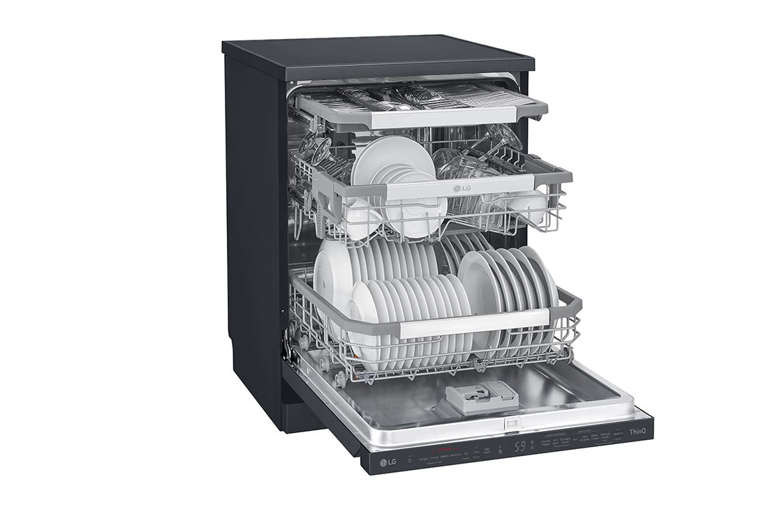 LG מדיח כלים רצפתי ‎QuadWash™‎‎ ‏60 ס''מ, תמונת USP של easy rack plus, DFC335HM, thumbnail 8