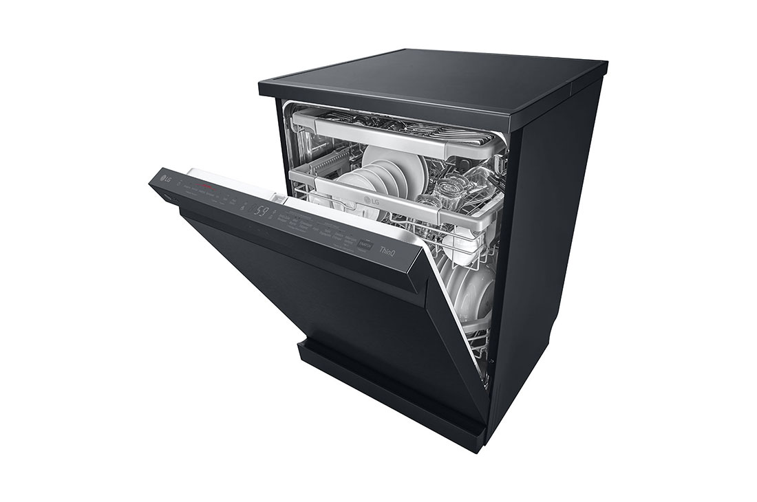 LG מדיח כלים רצפתי ‎QuadWash™‎‎ ‏60 ס''מ, מבט צד מימין, DFC335HM, thumbnail 12