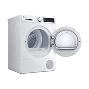 LG מייבש כביסה 8 קילו עם משאבת חום מבית LG, מבט מימין כשהדלת פתוחה, DR08HP, thumbnail 13