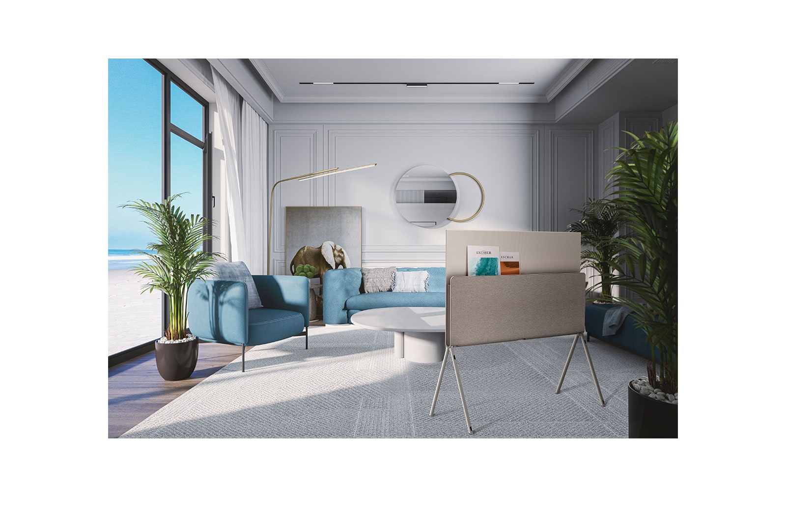 LG טלוויזיית LG 4K OLED evo POSE, עם מעבד הבינה המלאכותית העוצמתי אלפא 9 מהדור ה-5 ברזולוציית 4K, תומכת ב-100% בפורמטים HDR, HDR Dolby Vision ו-Dolby Atmos. טלוויזיית webOS22 חכמה, הטלוויזיה הטובה ביותר לגיימינג., LifeStyleShoot_Pose_55_Versatile_Back, 42LX1Q6LA, thumbnail 16